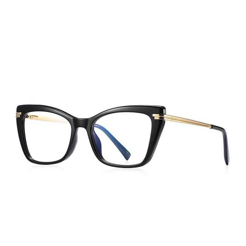 Blue Light Blocking Women Cat Eye Prescription Glasses For The Nearsighted  Student Myopes Lunettes 0 -0.5 -0.75 To -6.0