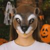 Realistic Halloween Cosplay Mask 3D Masquerade Party Mask Animal Half Face Mask  Carnival Party