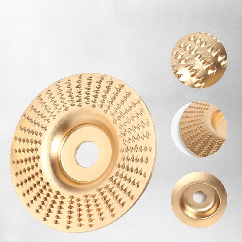 3Pcs High Carbon Steel Grinding Wheel Disc Wood Shaping Disc Carving Disc Set for Woodworking Grinding Wheel Shaping