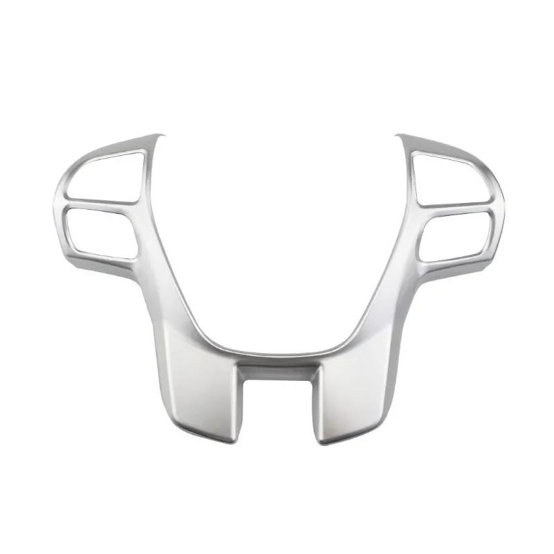 

ABS Automotive steering wheel decorative cover patch For Ford Ranger Everest Endeavour 2015- car Accessories Upgrade silver