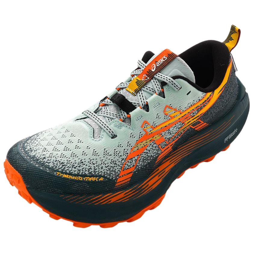 Asics Trabuco Max 4 Cold Moss Nova Orange Men Sneakers Green 1011B976-400
