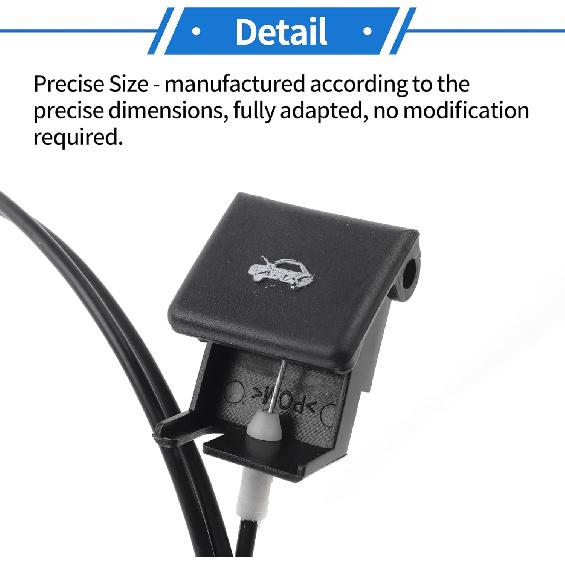 Hood Release Cable No.BP4K56720 Hood Latch Cable for Mazda 3 2004-2009 1 Pcs