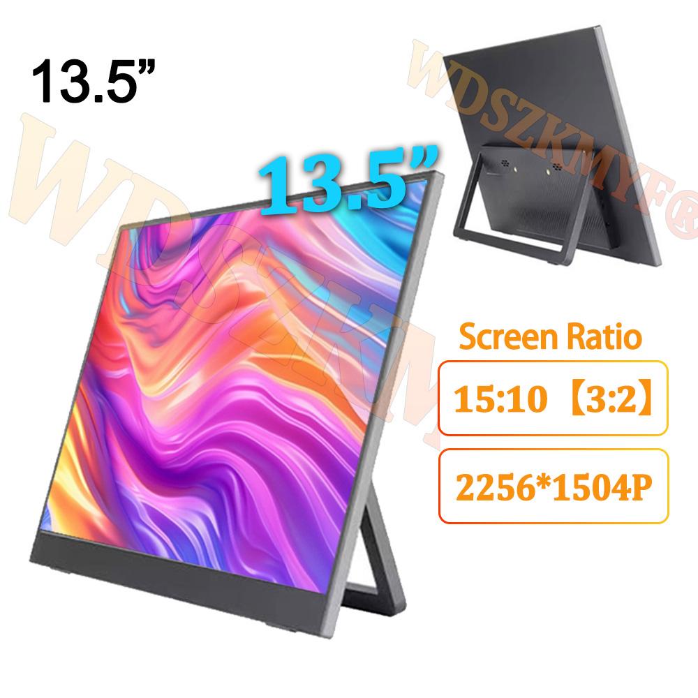 13.5/15.6/16-Inch Portable Monitor IPS Panel USB-C 1080P FHD 60Hz Compatible Travelling Display for PC Laptop Xbox Switch