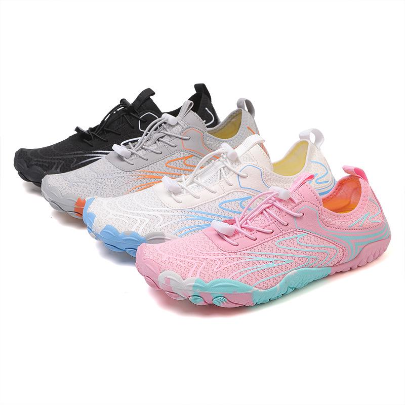 Wading Shoes: Five-Finger Non-Slip, Quick-Drying, Breathable Beach and Creek Trekking Footwear for Swimming, Yoga, and Fitness.