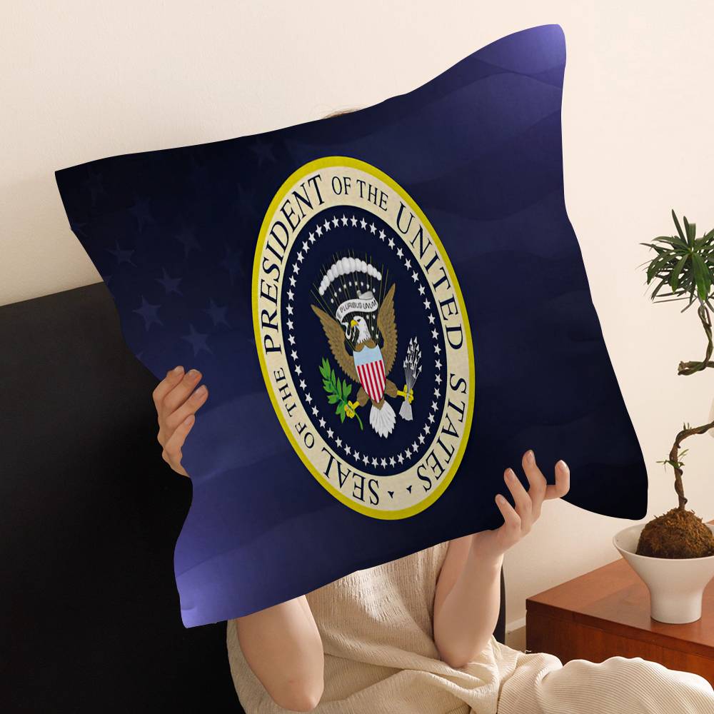 Seal of The President Pillowcase toon Gift Cushion Cover Bedroom Home Sofa Chair Seat Decor pillow case
