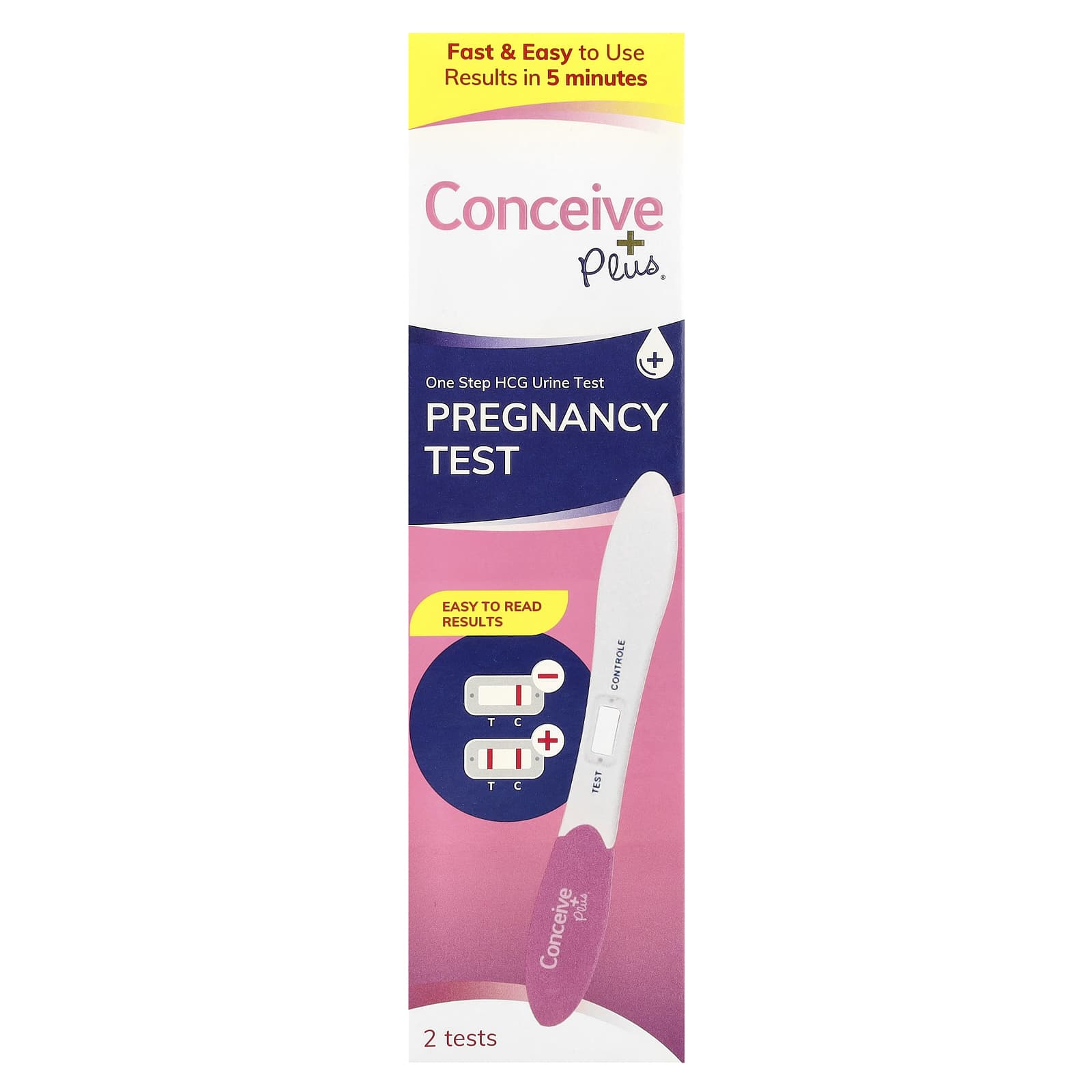 

Conceive Plus, тест на беременность, 2 теста