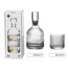 Whiskey Decanter Set with Old Fashioned Whisky Glasses for Liquor Scotch Bourbon or Wine