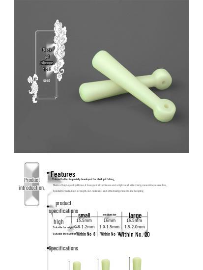 Support de Flotteur en Silicone Na Guan pour Gros Poissons