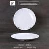 Elegant Commercial Melamine Round Dinner Plate