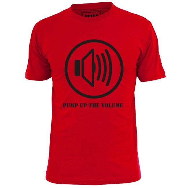 

Mens Pump Up The Volume T shirt Indie Oasis Blur Suede Verve Vinyl LP S