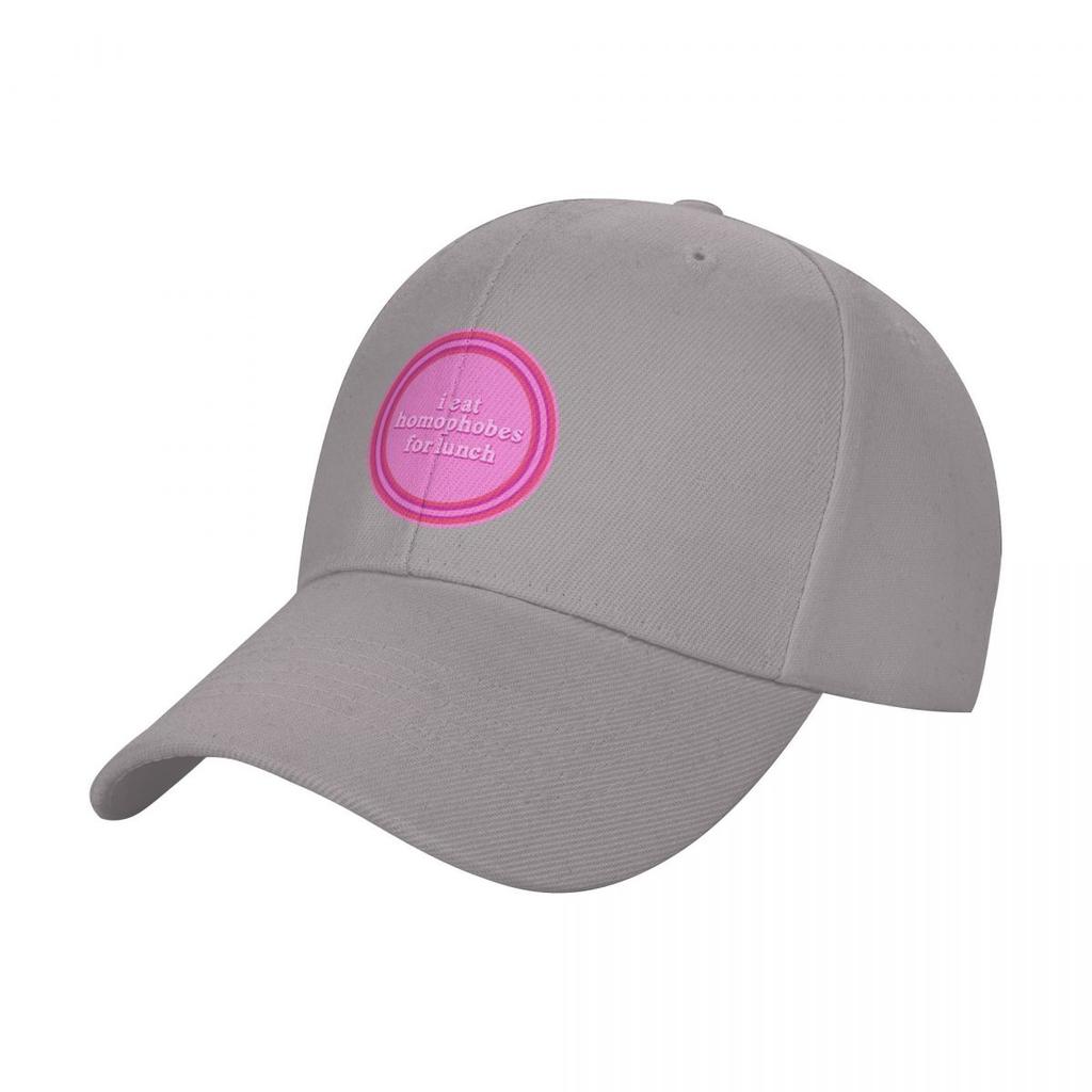I Eat Homophobes for Lunch Baseball Cap fishing hat Sun Hat For Children sun hat Women Mens