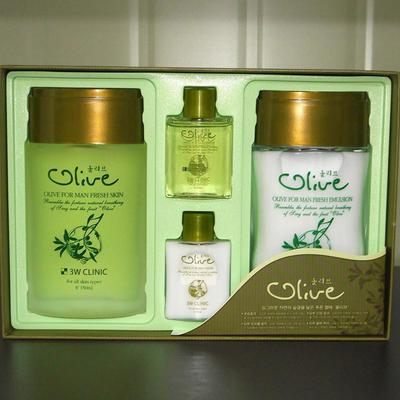 Natürliches HDGLVNFJ Geschenk Oliven Herren-Kosmetikset Homme für Männer 2-teiliges Set