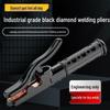 500A King Kong Non-Scalding Heavy Duty Welding Electrode Holder, Thickened Black Clamp for Industrial Use