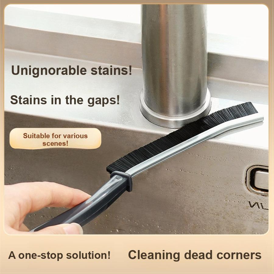3 pcs Bathroom Gap Cleaning Brush for Tile, Kitchen Narrow Crevice Brush, Multi-Functional Window Sill Dust Cleaner