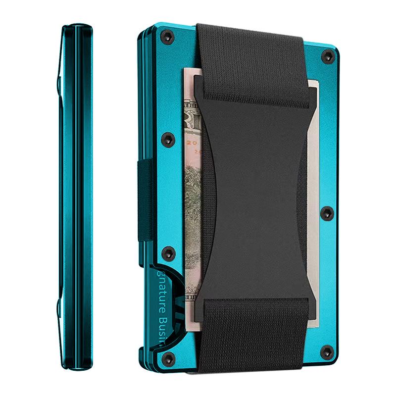 New RFID Blocking Carbon Fiber Wallet with Money Clip