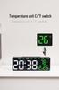 LED Alarm Clock - Multifunctional Desktop Clock with Temperature Display & USB Output, Multiple Alarms, Model 6668