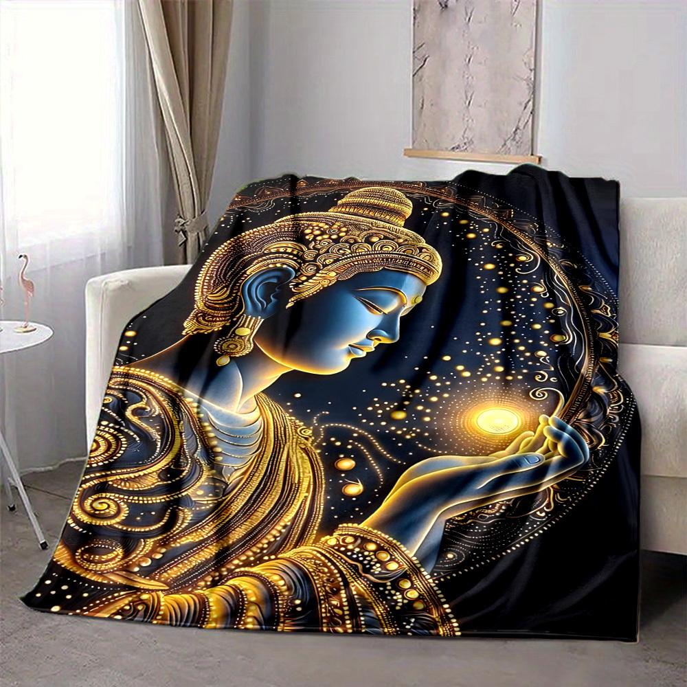 1 Stück Golden Era Decke Leichte Flanelldecke Überwurfdecke für Sofa, Bett, Reise, Camping, Wohnzimmer, Büro, Couch, Stuhl und Bett yy251015176