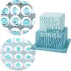 Cookie Cutter 26pcs and 10pc Number Upper&Lowercase Alphabet Biscuits Cutters Letter Cookie Cutters