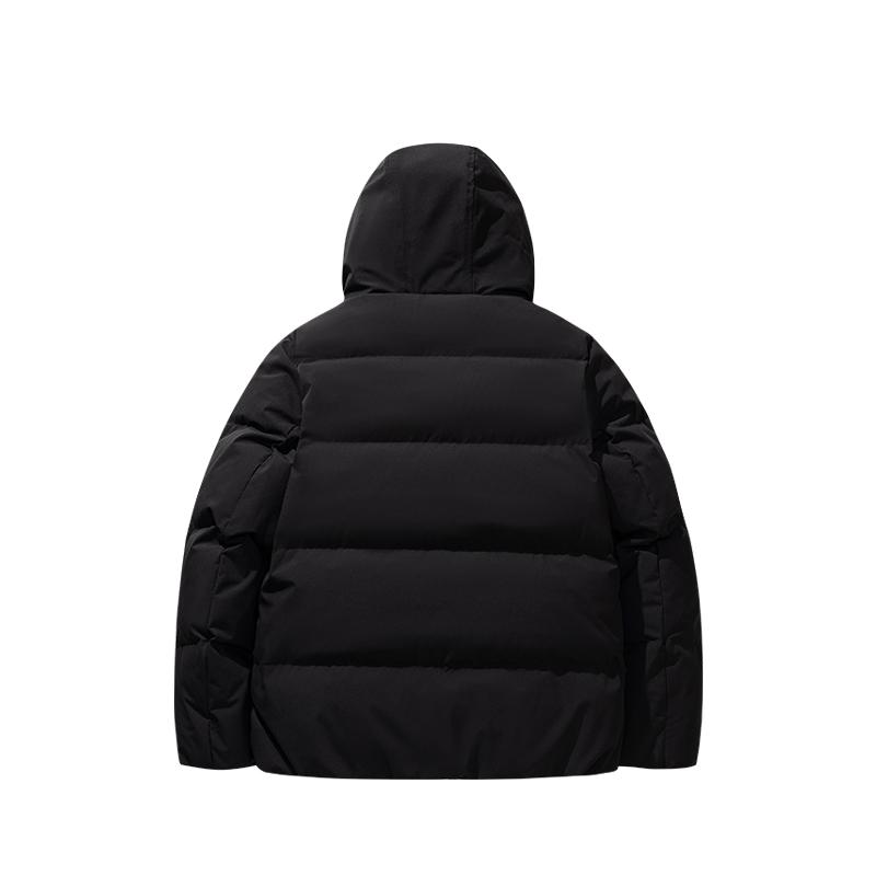 Anta Skate Water-Resistant Loose Basic Black Warm Down Jacket Unisex Jacket 172548909-2