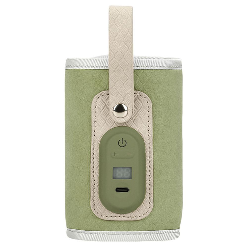 Baby Milk Warmer USB Powered Digital Display Baby Nursing Bottle Heater Portable Bottle Warmer for Baby Children Outdoor Travel