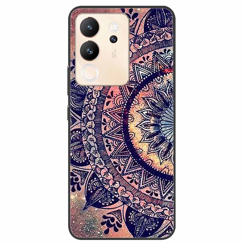 For Vivo V30 Lite Case 6.67'' Silicone Painted Soft TPU Protective Cover for Vivo V 30 Lite 5G Phone Cases V30Lite V2314 Cartoon