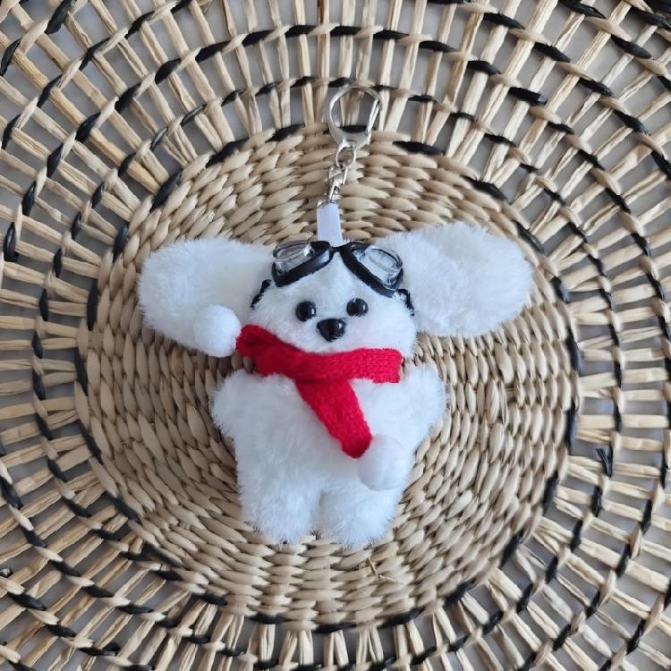Cute Keychain Plush Keyrings Plush Dolls Rabbit Shape Plush Keychains Pendant