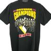 Vintage Pittsburgh Penguins 100% Cotton T-shirt Mens Tees Top Mens Size XL 90s 1993 Champions Made In USA