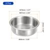 uxcell 201 Stainless Steel Cup x for Poker and Silver 4-Pack Drop-In Holders, 0.94 3.07 Inch, Tables, Sofas, Boats, Cars,