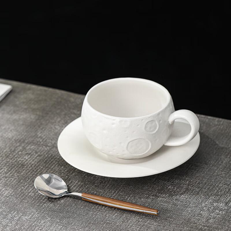 Shangqi Planet Spherical Coffee Cup Set with Handle and Saucer