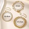 Simple personalized jewelry men's and women's hip-hop style fashion trend stainless steel titanium steel bracelet