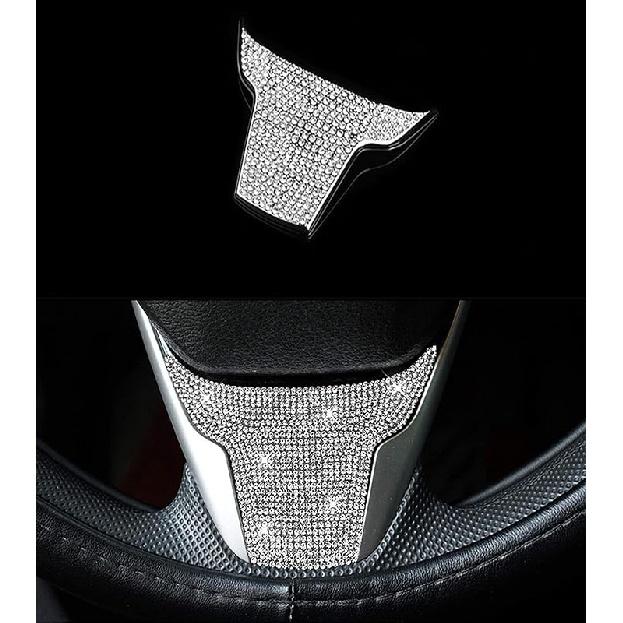 Bling Car Accessories Bling Steering Wheel Crystal Accessory Lnterior Sticker Lnterior Cover Lnterior Console Trim Compatible for Honda CRV 2017-2022