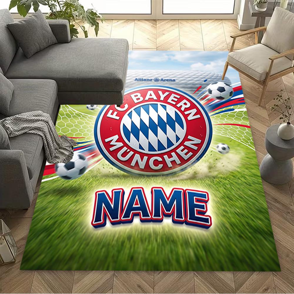 Bayern Munich Poster Area Rug Suitable for Hallway Kitchen Entryway Playrooms Antislip Carpet Anime Office Decor Perfect Gift for Friends & Family