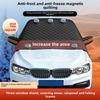 Car Windshield Cover for Ice and Snow, Windproof, Window Guard, Magnetic and Reflective Strips, Car Front Window