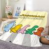 Funny cute Art Cartoon Dinosaur Home Flannel Warm Comfort Soft Plush Blanket For Sofa Living Room J-joguman Bedroom Travel Gift