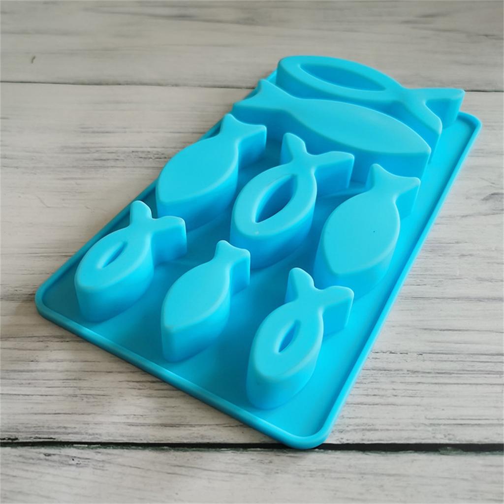Fish Silicone Moulds For Chocolate Ice Cake Pudding Soap Epoxy Resin