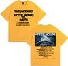 The Weeknd After Hours Til Dawn Europe 2026 Stadium Tour Tshirts Unisex Women Fashion Hip Hop Oversized Cotton T Shirts Streetwear