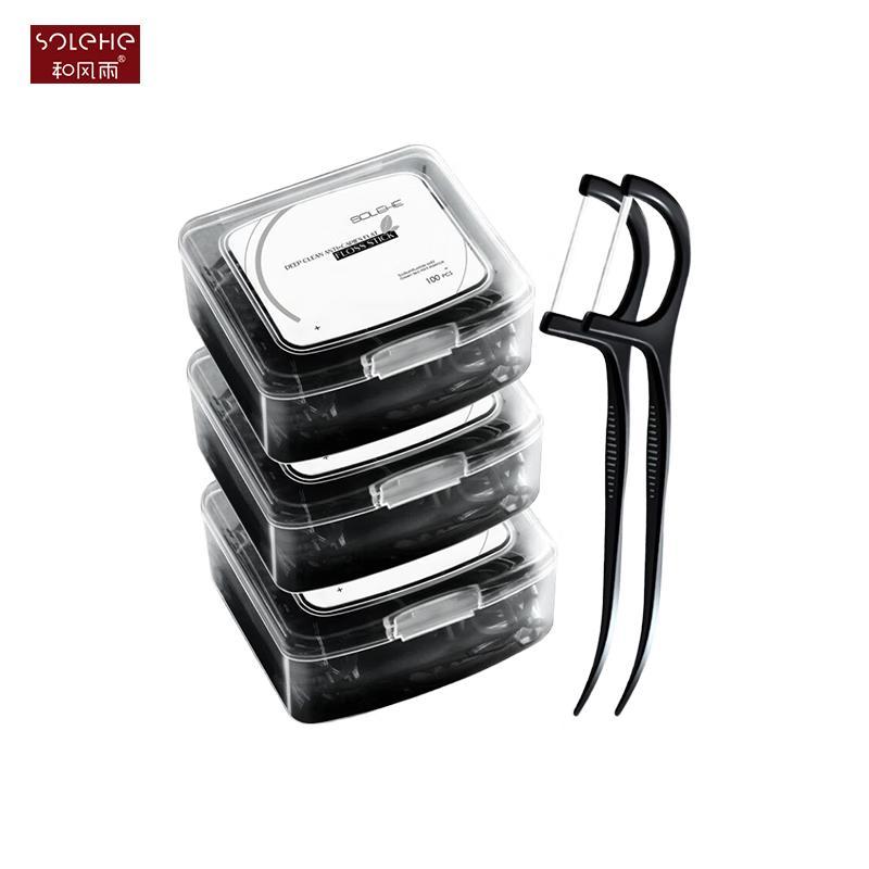 

Hefengyu Deep Clean Double Line Dental Floss Picks