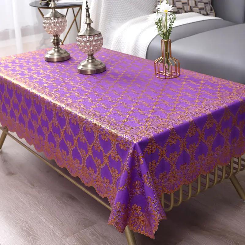 Rectangle Table Cloth European Style PVC Tablecloth Waterproof Oilproof Living Room Tables Cover Dust-proof Decor Obrus Ins