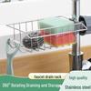Non-Slip Stainless Steel Kitchen Faucet & Dish Storage Rack