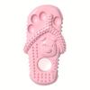 Pet Toy Slipper Shape with Dispenser for Interactive Play