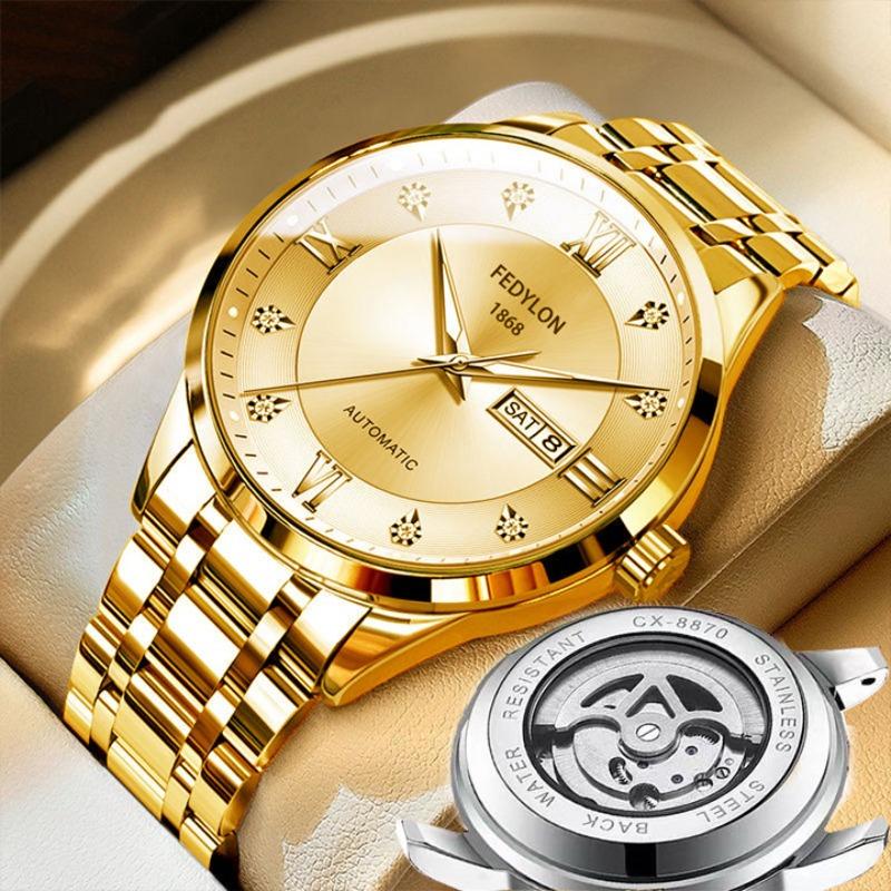 Fatilon's new watch Fully automatic non-mechanical watch Men's watch Waterproof luminous business light luxury watch Men's
