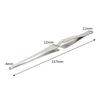 DIYWORK Cross Lock Non-slip Tweezers Stainless Steel Save Effort Maintenance Tools Reverse Action Tweezer