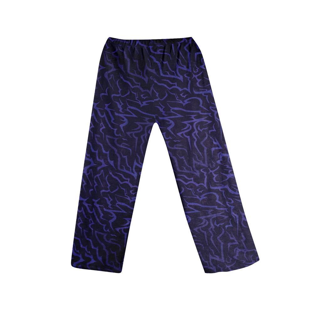 Anime Pajama Pants Sleepwear Casual Drawstring Elastic Waist Pants Comfy Straight Yoga Loose Trousers