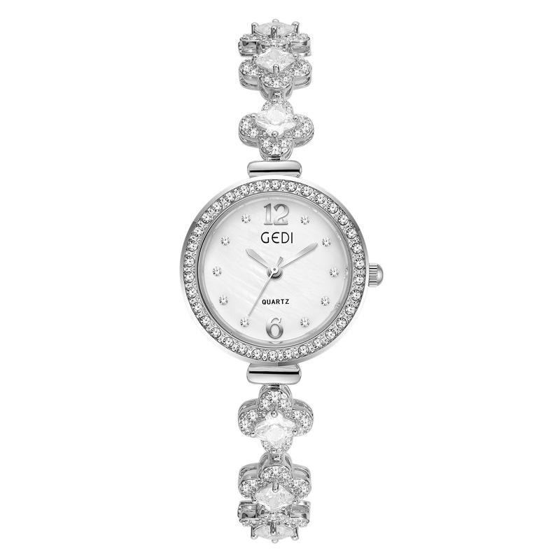 Niche Light Luxury Bracelet Watch Women'S Light Luxury Fritillary Quartz Women'S Watch High-End Four-Leaf Clover Watch