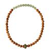 Womens Double-Layer Bracelet With Cook Nut Bodhi Qingshandai Hetian Jade Zajiram Charm Small Fresh Style