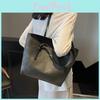Pu Elegant Large Tote Bag With Zipper And Inner Pocket Ideal For University And Daily Outings