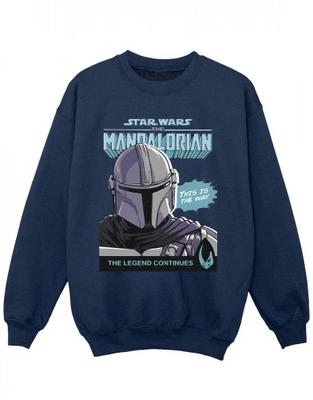 Star Wars The Mandalorian Girls Mando Comic Cover Sweatshirt