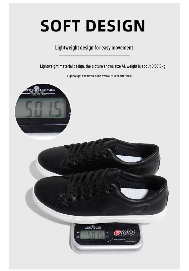 Unisex Lightweight White Sneakers for Wide Feet - Casual Flat Shoes In European & American Styles