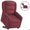 VidaXL Electric Recliner Armchair Bordeaux Red Fabric 3303217