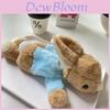 Peter Rabbit Plush Pencil Case With Soft Faux Fur For Kids And Teens Storage